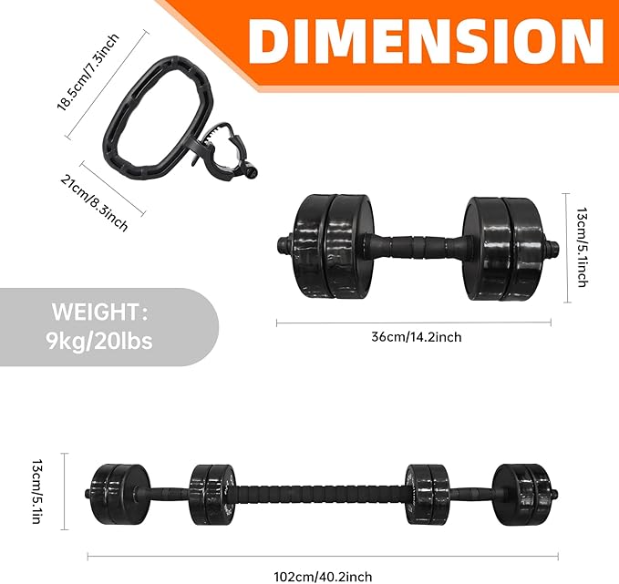 Nice C Weights 20-40-50-70LB 3-in-1 3-in-1 set,