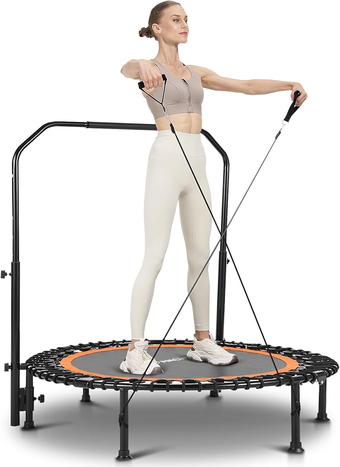 ANCHEER 40/48" Foldable Mini Trampoline 550LBS Max