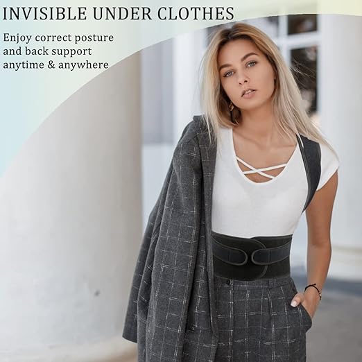 Back Brace Posture Corrector for Women and Men, Back Straightener Posture Corrector, Scoliosis and Hunchback Correction, Back Pain, Spine Corrector, Support, Adjustable Posture Trainer XXL(42"-48")