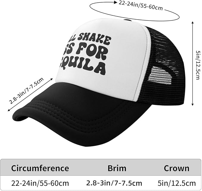 Put It On My Husband's Tab Drinking Trucker Hat - Funny Pink Trucker Hat for Women and Men