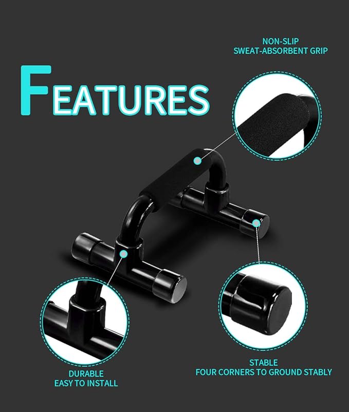 Game Point Push Up Bars - Home Workout