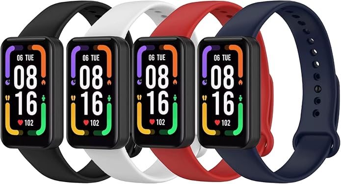 Bands Compatible for Xiaomi Redmi Smart Band Pro Strap Replacement Classic Sport Wristband for Women Men, Breathable Waterproof Smartwatch Band Accessories for Redmi Smart Band Pro