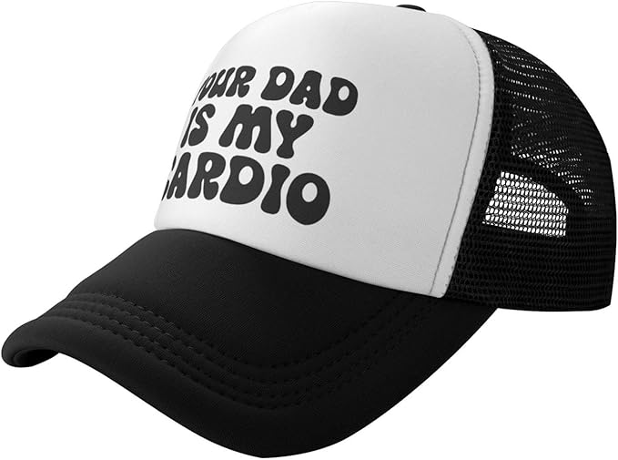 Put It On My Husband's Tab Drinking Trucker Hat - Funny Pink Trucker Hat for Women and Men