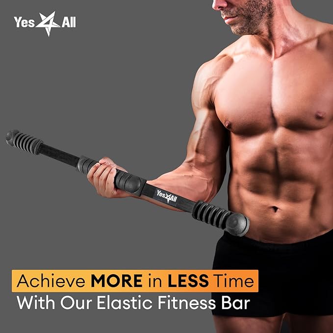 Yes4All Elastic Fitness Exercise Bar