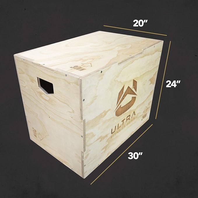 Plyo Box - Wooden 3-in-1 Plyometric Jump Box