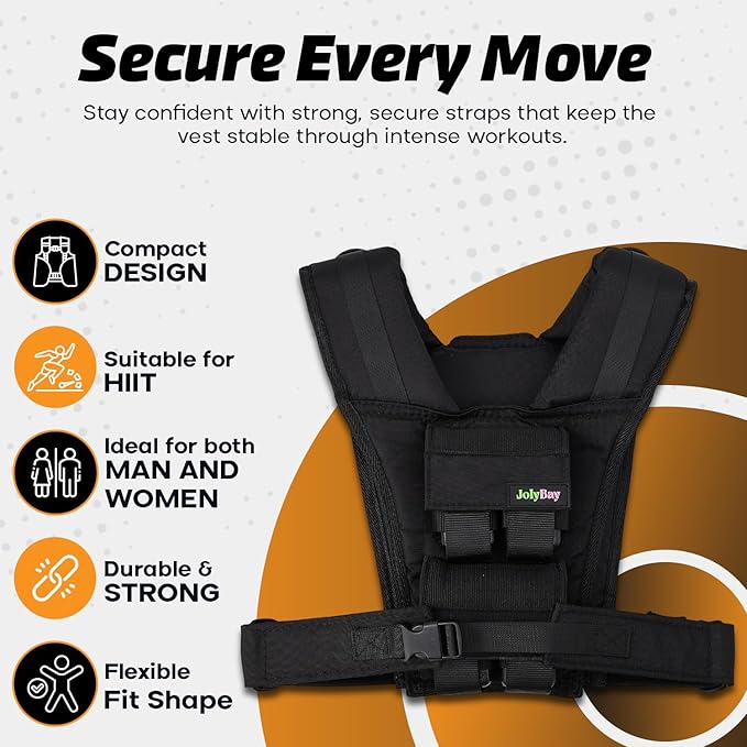 Adjustable Weighted Vest for Men β 20 LBS | 35 LBS Compact Fitness Vest with Durable Oxford Cloth, Ideal for Running, Cardio, CrossFit, Gym, Core Balance, Posture Support, and Strength Training