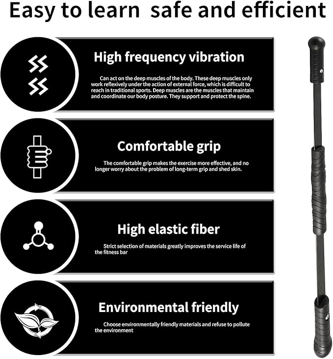 Elastic Fitness Bar Fitness Body Bars Muscle Strength