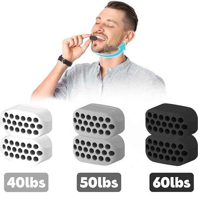 CXYARY 6PCS Jaw Exerciser for Men & Women 3 Resistance