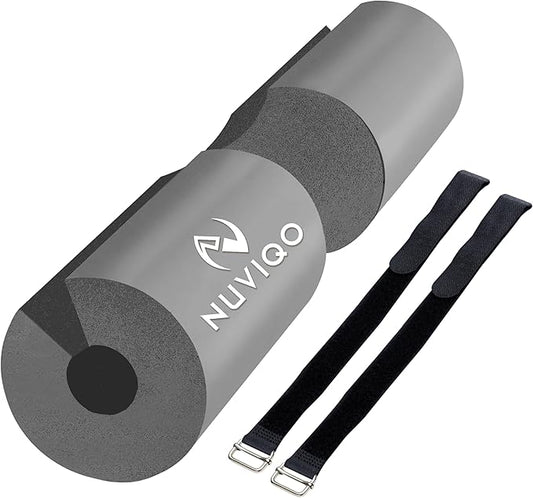 Barbell Pad Squat Pad for Lunges and Squats - Hip Thrust Pad for Standard and Olympic Bars - Provides Cushion to Neck and Shoulders While Training
