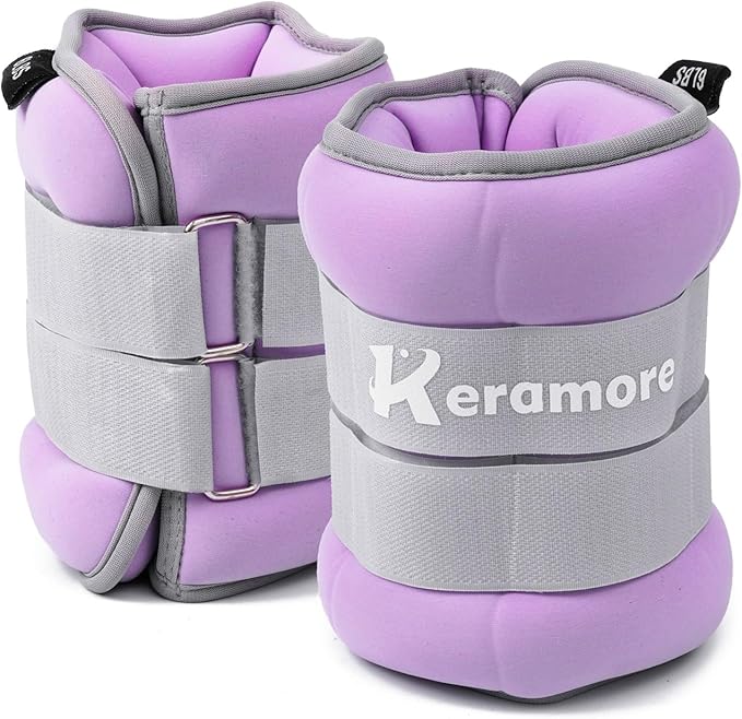 Ankle Weights, 1/2/3/4/5/6/8/10/12 LBS (1 Pair) Wrist Arm