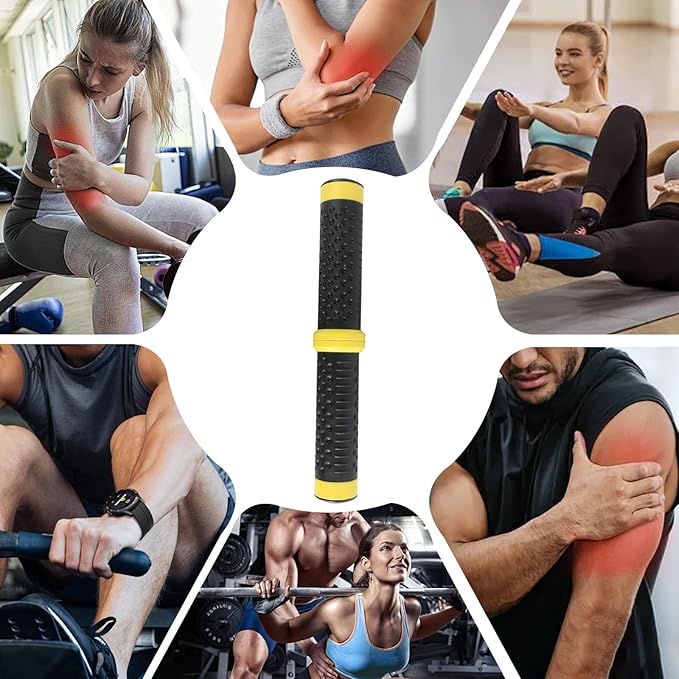 Twist Grip for Resistance Bar: Twist Grip Strength (Grey-132lb) & (Yellow-44lb)