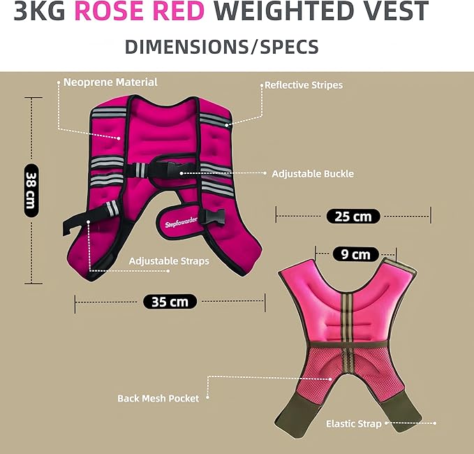Weighted Vest for Women Men Kids, 6lbs/12lbs/4-10lbs Adjustable Weight Vest with Reflective Stripes, Upgrade Strength Training Vest for Running, Body Workout, Jogging, Cadio, Walking