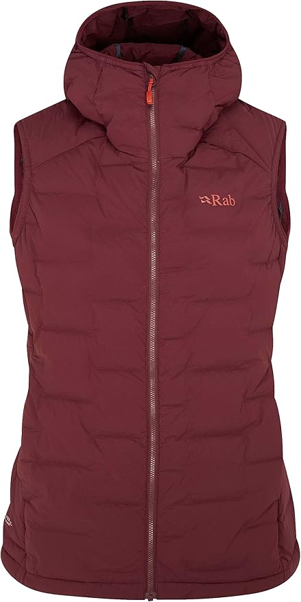 Rab Women's Cubit Stretch Down Insulated Lightweight Vest for Hiking, Climbing, and Skiing