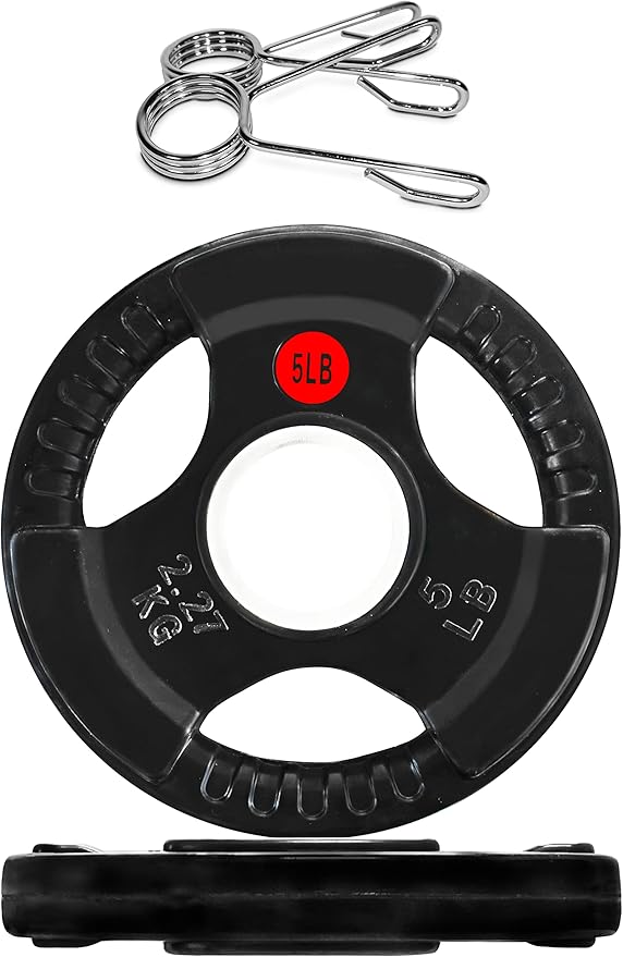 Signature Fitness Olympic 2-Inch Cast Iron Plate Weight