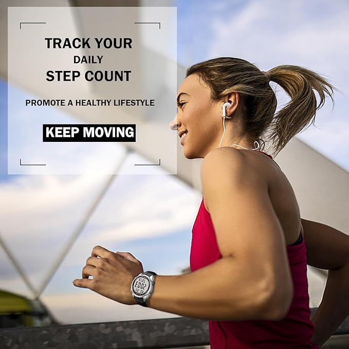 Pedometer Watch for Walking for Senior No App Required with Steps Calories Counter and LCD Large Numbers