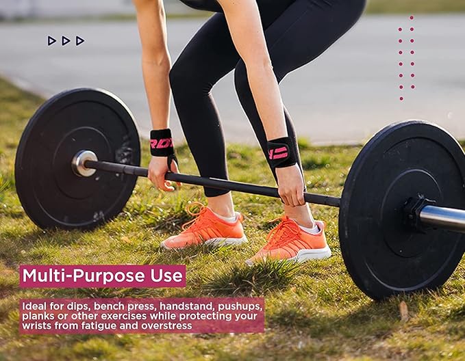 RDX Wrist Wraps for Weightlifting (Pair), IPL USPA Approved, Elasticated 18” Cotton Straps Support with Thumb Loop, Gym Wrap for Weight Lifting Powerlifting Competition Strength Training Bodybuilding