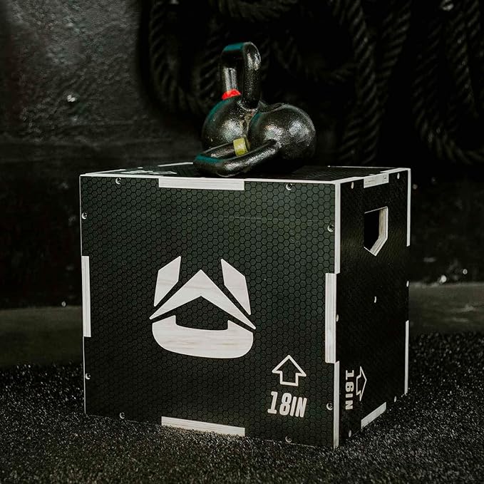Plyo Box - Anti-Slip Wood 3-in-1 Plyometric Jump