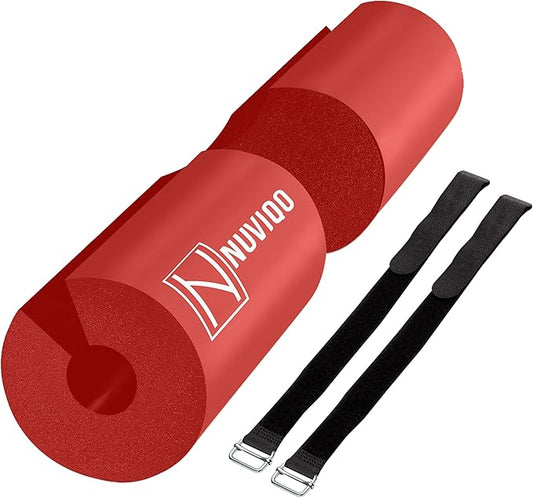 Barbell Pad Squat Pad for Lunges and Squats - Hip Thrust Pad for Standard and Olympic Bars - Provides Cushion to Neck and Shoulders While Training