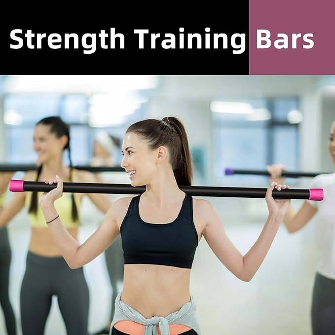 Total Body Workout Weighted Bar Weighted Workout Bar Weighted Exercise Bar, Multiple Sizes