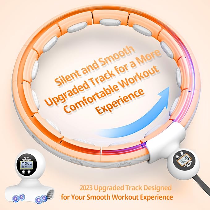 EPEHSPORT Silent Infinity Smart Hoops with Counter 22"-44" 2 in 4 Abdomen