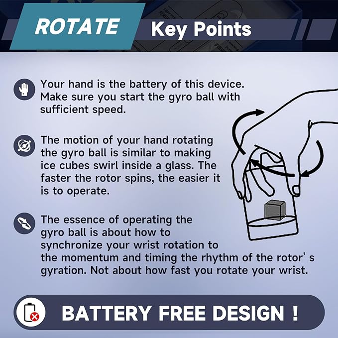 XMALL Wrist Power Gyro Ball