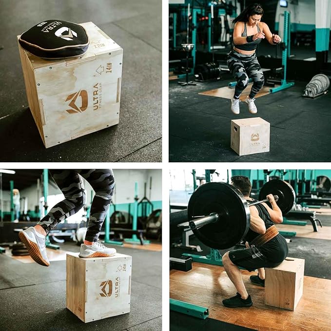 Plyo Box - Wooden 3-in-1 Plyometric Jump Box