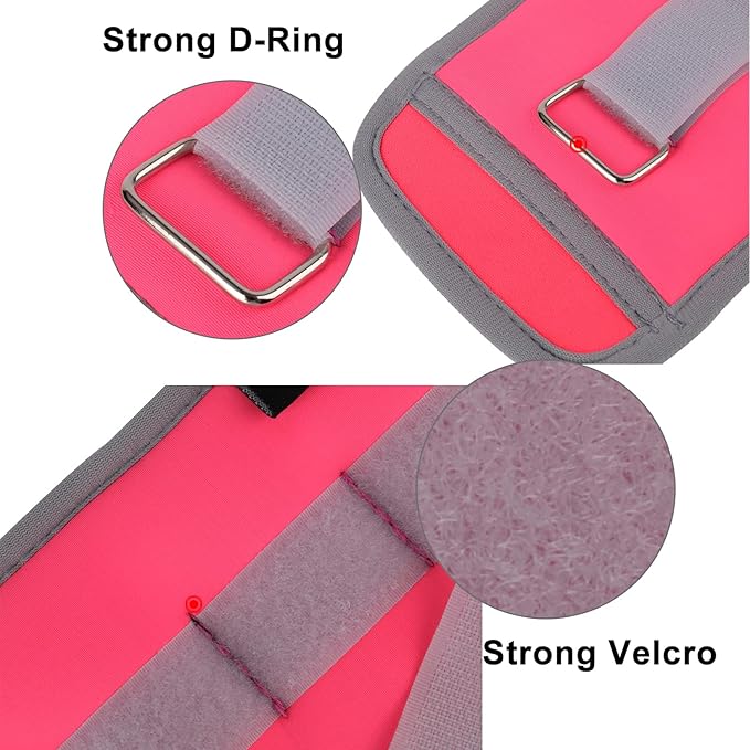 Ankle Weights, 1/2/3/4/5/6/8/10/12 LBS (1 Pair) Wrist Arm