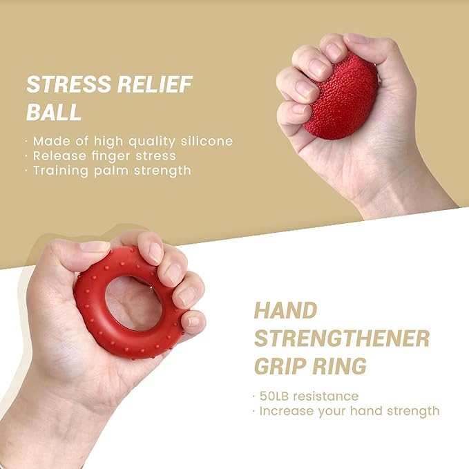 FLYFE Grip Strength Trainer Kit (5 Pack)