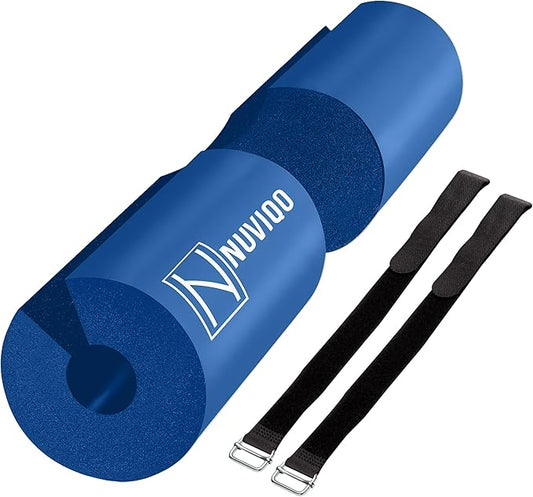 Barbell Pad Squat Pad for Lunges and Squats - Hip Thrust Pad for Standard and Olympic Bars - Provides Cushion to Neck and Shoulders While Training