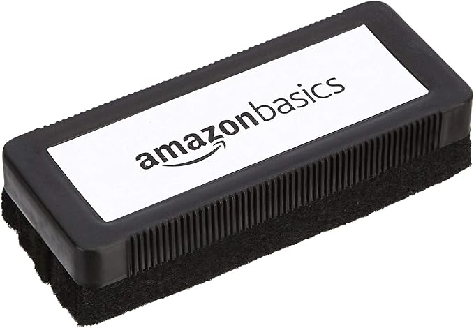 Amazon Basics Dustless Chalk with Eraser, 24 Count (Pack of 1), Assorted