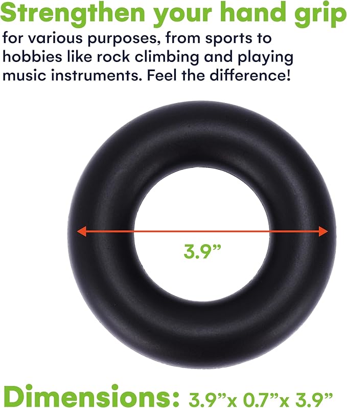 Steady Doggie Strengthener Grip Rings Set of 3 30, 40 40 and 50 Lb