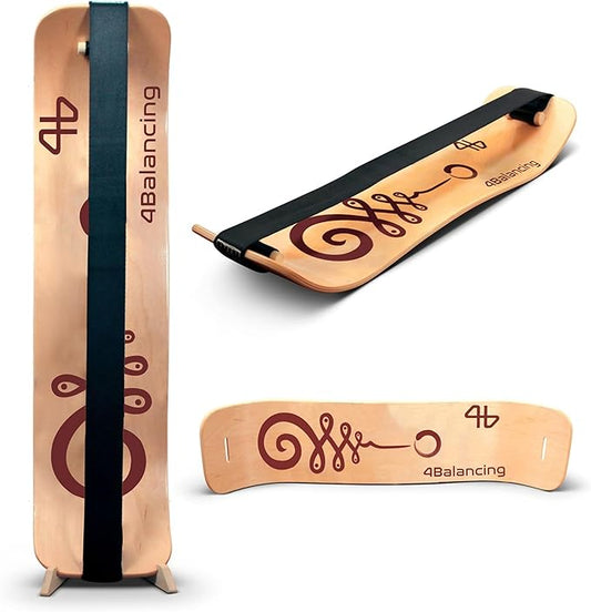 Balance Trainer for Adults - Slackboard Standing Desk Balance Board and Home Workout Equipment, Balancing Trainer for Yoga, Strength, Coordination, Concentration - Nirvana