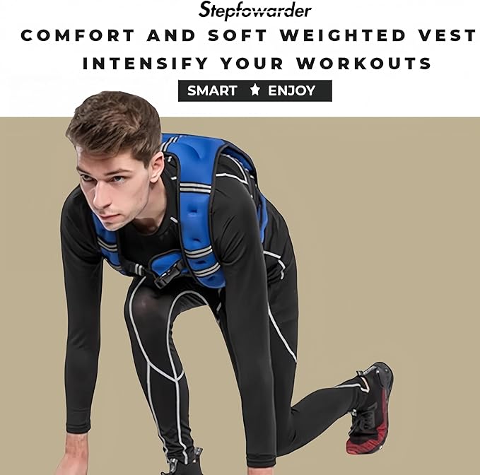 Weighted Vest for Women Men Kids, 6lbs/12lbs/4-10lbs Adjustable Weight Vest with Reflective Stripes, Upgrade Strength Training Vest for Running, Body Workout, Jogging, Cadio, Walking