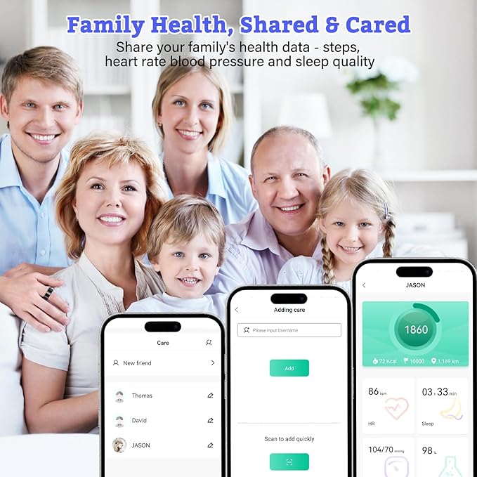 BANGALORE Smart Fitness Ring for Men & Women – Activity & Wellness Tracker with Heart Rate, Sleep, and Blood Oxygen Monitoring, Motion Tracking, Waterproof Build, and No Subscription Required (10#)