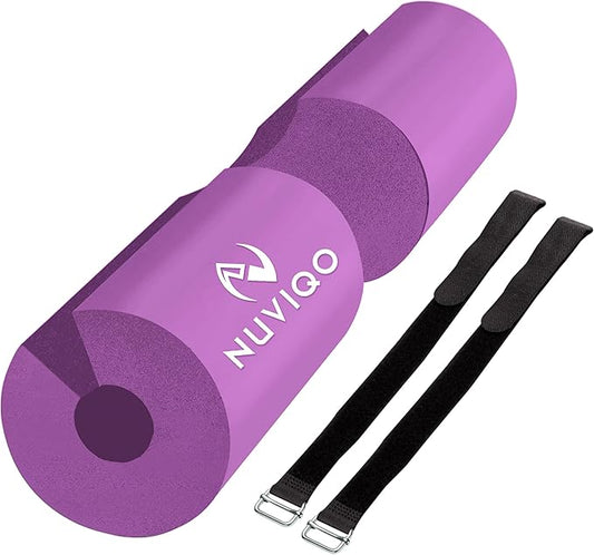 Barbell Pad Squat Pad for Lunges and Squats - Hip Thrust Pad for Standard and Olympic Bars - Provides Cushion to Neck and Shoulders While Training