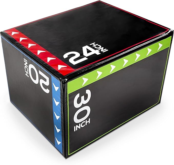 BalanceFrom Plyo Jumping Exercise Box, Home Gym Workout Trainer, Multiple Options