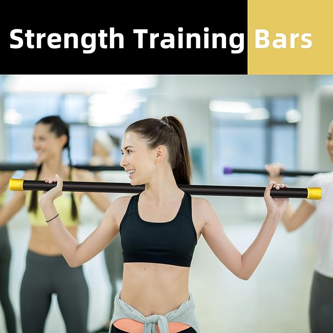 Total Body Workout Weighted Bar Weighted Workout Bar Weighted Exercise Bar, Multiple Sizes