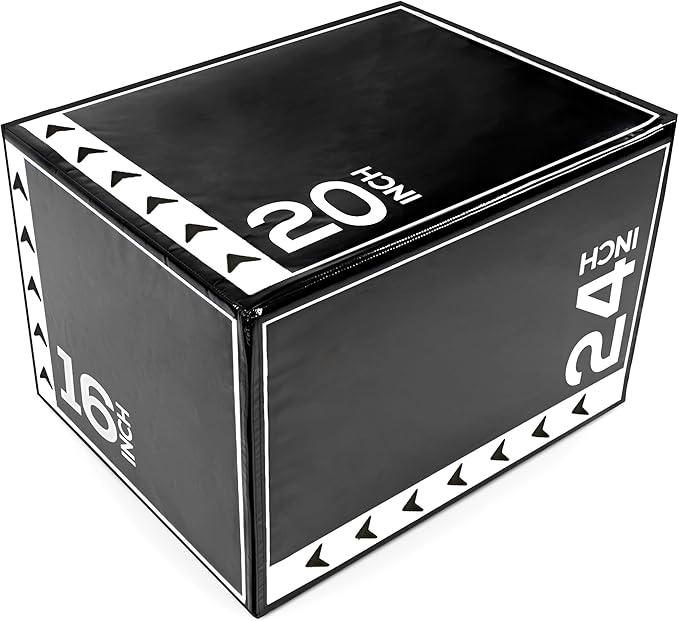 BalanceFrom Plyo Jumping Exercise Box, Home Gym Workout Trainer, Multiple Options