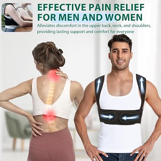 Posture Corrector for Women, Back Brace Posture Corrector Neck Hump, Back Support for Men and Women - Upper Back Pain Relief, Improve Posture, Correct Hunchback, Slouching, Kyphosis(XL)