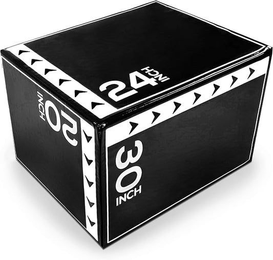 BalanceFrom Plyo Jumping Exercise Box, Home Gym Workout Trainer, Multiple Options