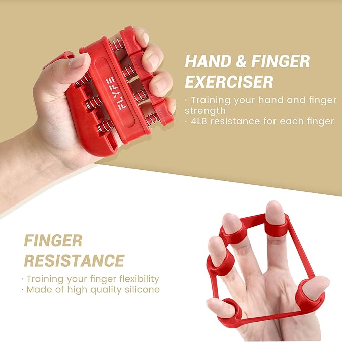 FLYFE Grip Strength Trainer Kit (5 Pack)