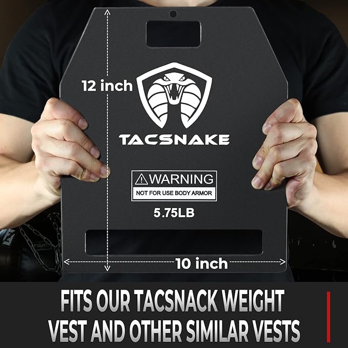 Tacsnake Weight Vest Plates 5.75 LB/ 8.75 LB/ 14.75 LB