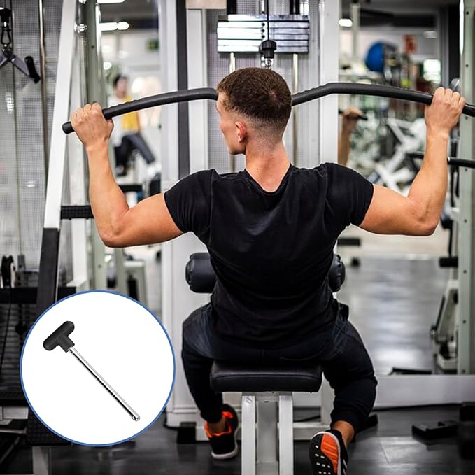 Fitness Universal Weight Stack Pin, Gym Pin Heavy Duty Replacement, Pin Tensile 3/8 Inch Diameter 5-1/2" Locking Space Weight Machine Pin for Home Gym Exercise Machine Parts & Accessories