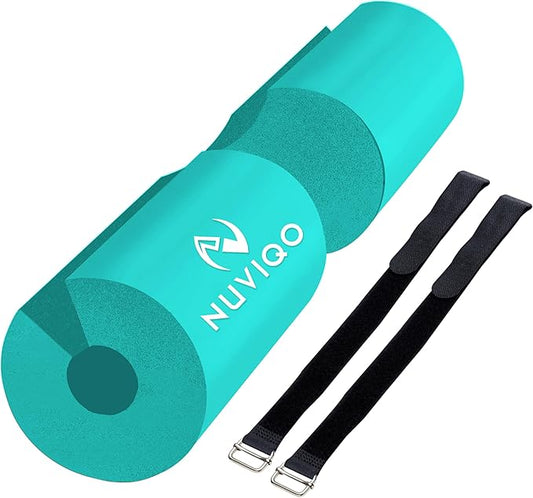 Barbell Pad Squat Pad for Lunges and Squats - Hip Thrust Pad for Standard and Olympic Bars - Provides Cushion to Neck and Shoulders While Training