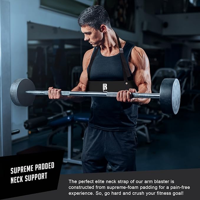 RIMSports Weight Lifting Arm Blaster for Biceps &