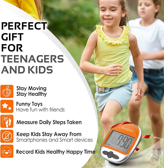 PINGKO Outdoor Multi-Function Portable Sport Pedometer Step/Distance/Calories/Counter