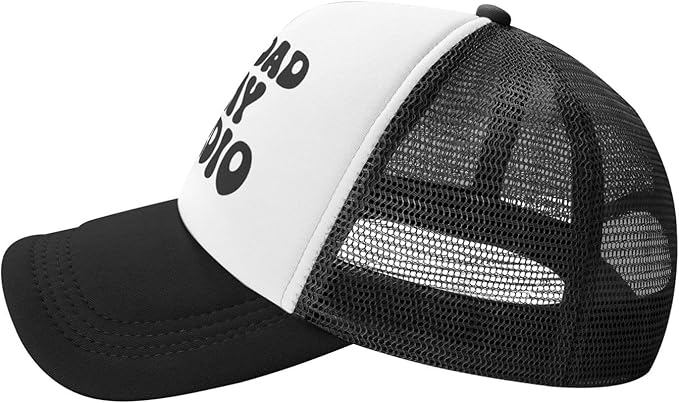 Put It On My Husband's Tab Drinking Trucker Hat - Funny Pink Trucker Hat for Women and Men