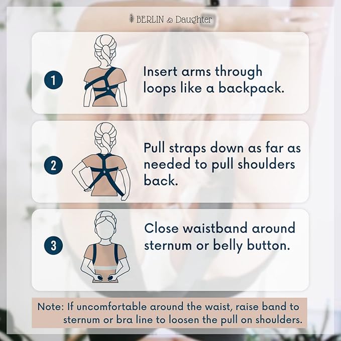 Posture Corrector - Fully Adjustable Breathable Clavicle Chest Back Support Brace for Improves Posture & Provide Lumbar Support Back Pain Relief - Perfect for Men & Women - X Small