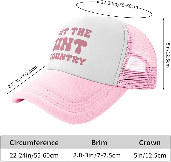 Put It On My Husband's Tab Drinking Trucker Hat - Funny Pink Trucker Hat for Women and Men