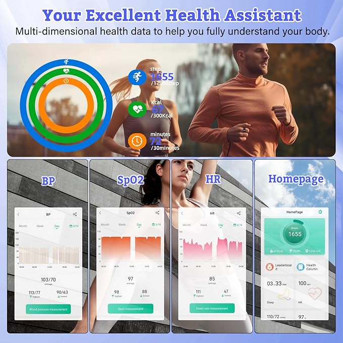 BANGALORE Smart Fitness Ring for Men & Women – Activity & Wellness Tracker with Heart Rate, Sleep, and Blood Oxygen Monitoring, Motion Tracking, Waterproof Build, and No Subscription Required (12#)